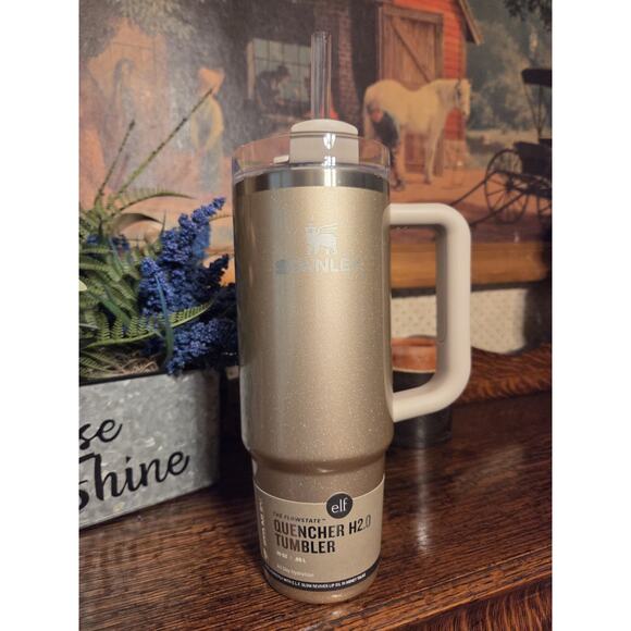 STANLEY X E.L.F. "HONEYTALKS" 30 OZ TUMBLER - Brand New! - Picture 1 of 11
